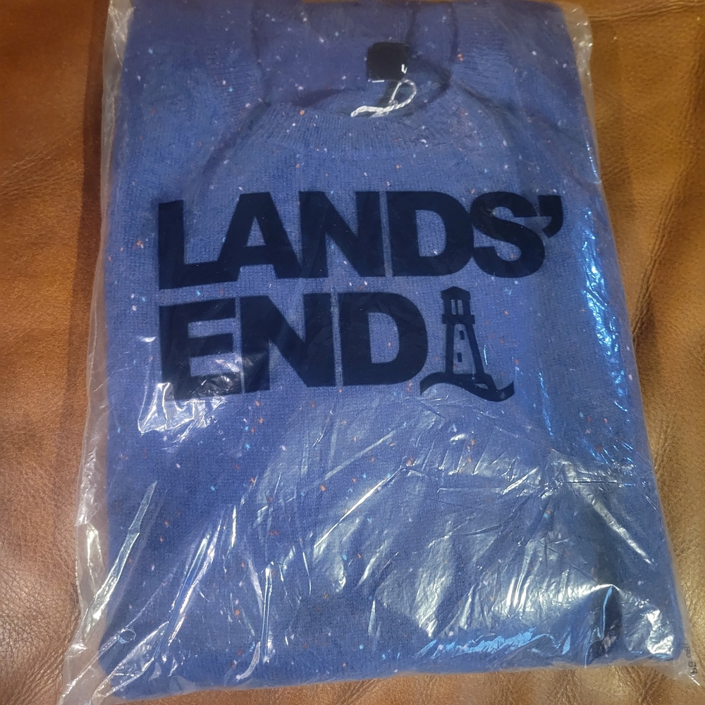 Lands' End Blue Sweater
